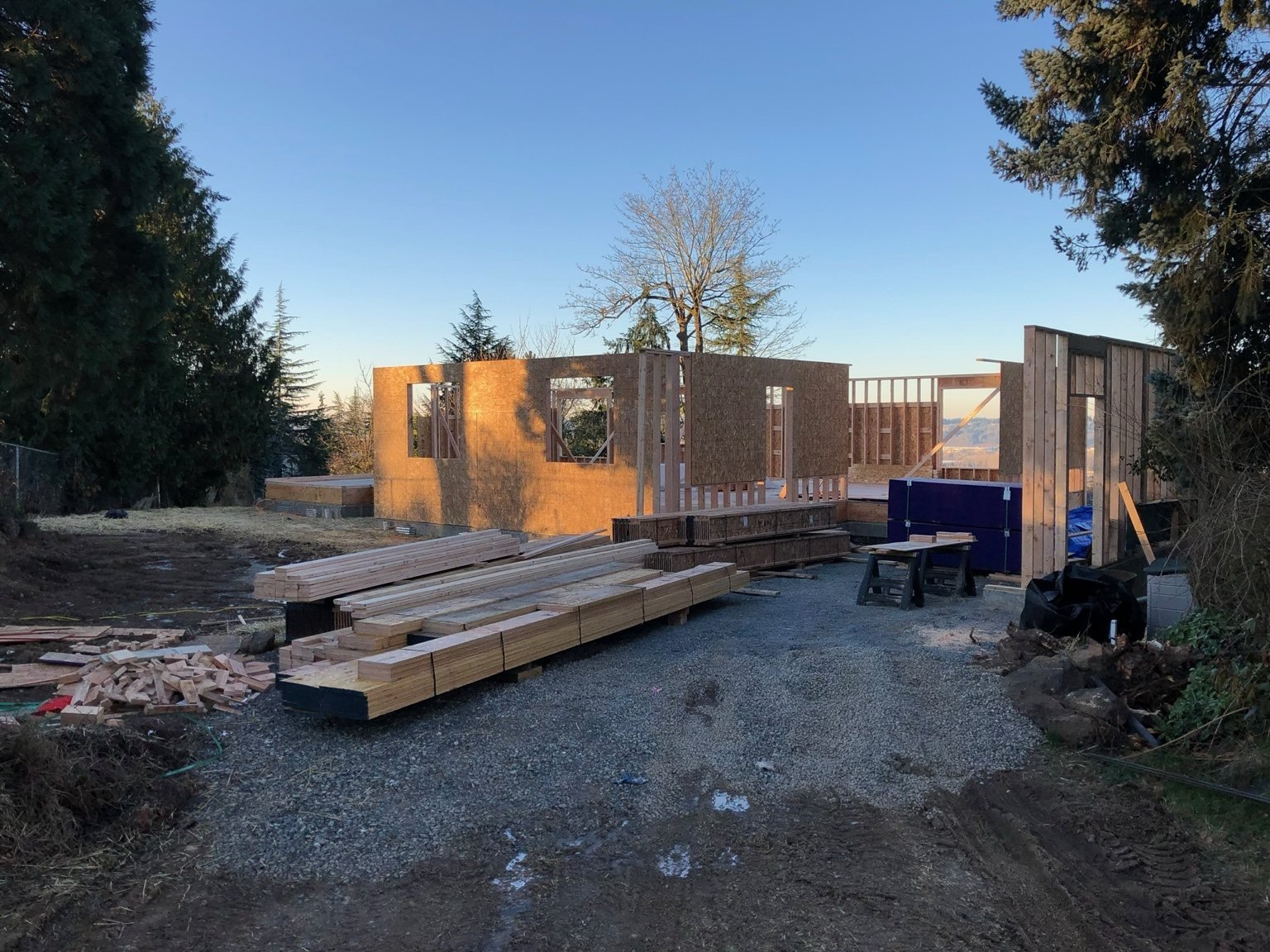 First framing stages
