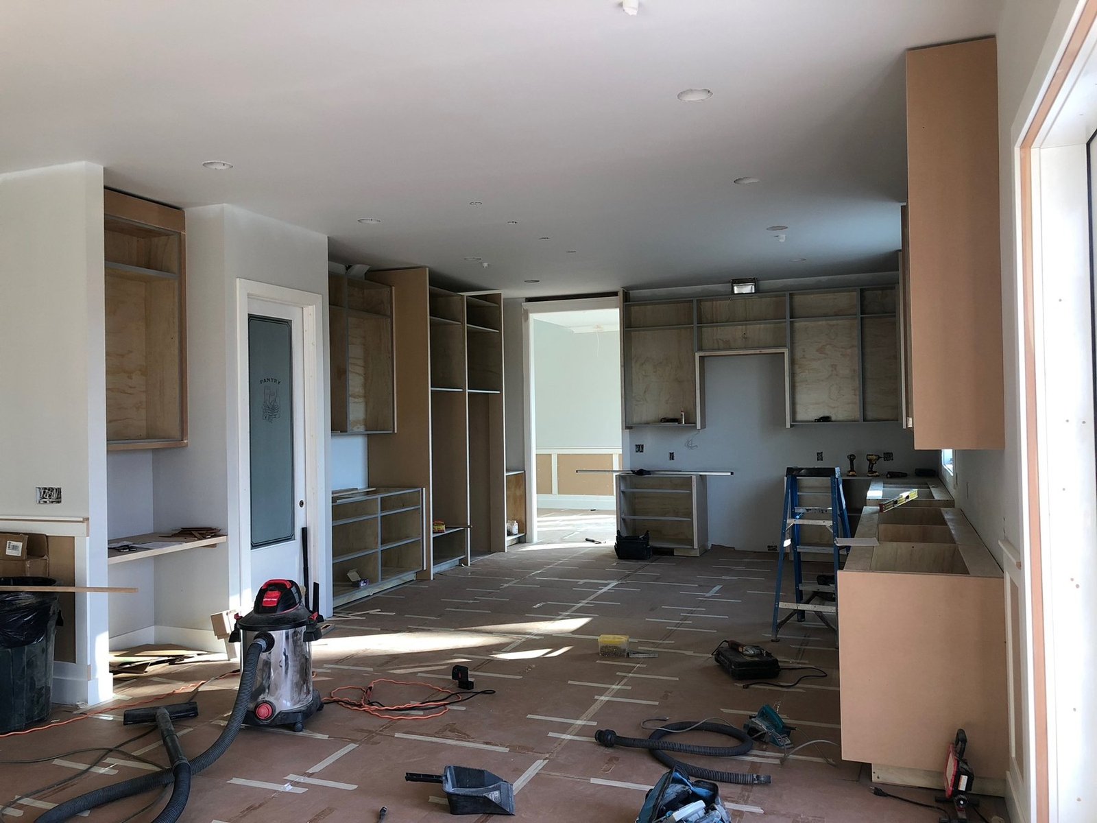 Custom cabinetry installation