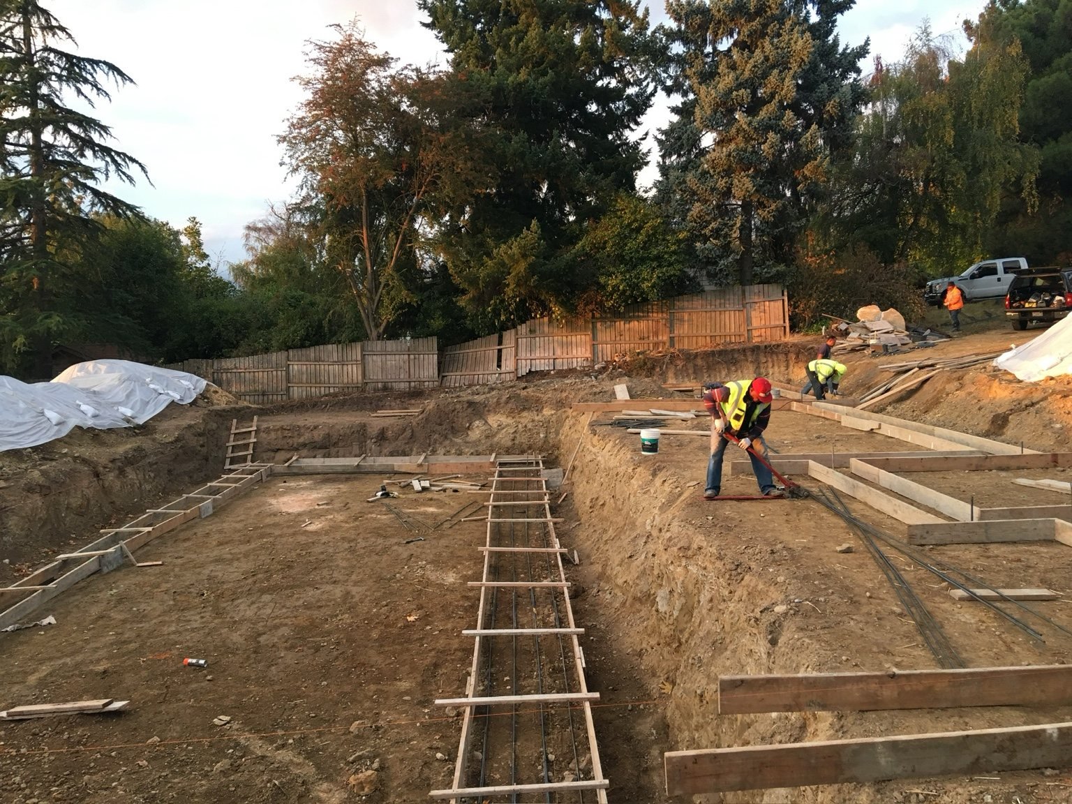 Footings & reinforcing