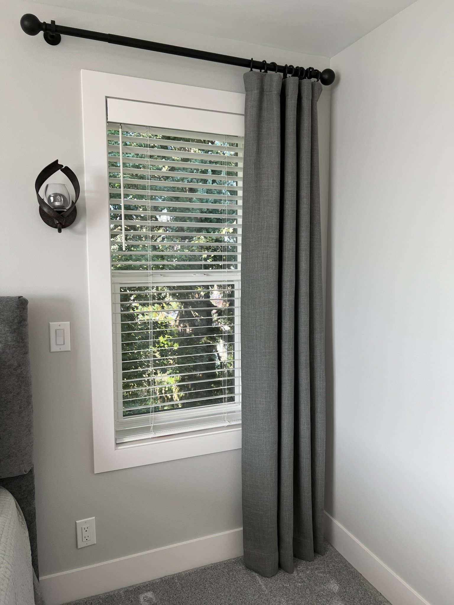 Interior window trim detail