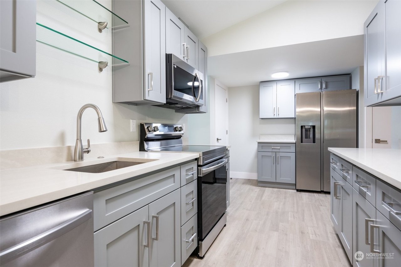 Remodeled kitchen